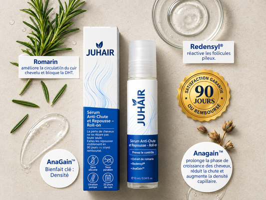 JUHAIR – Sérum Anti-Chute & Repousse des Cheveux | Roll-On